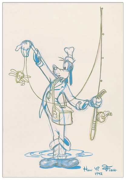 Fisherman Goofy cm 43x63