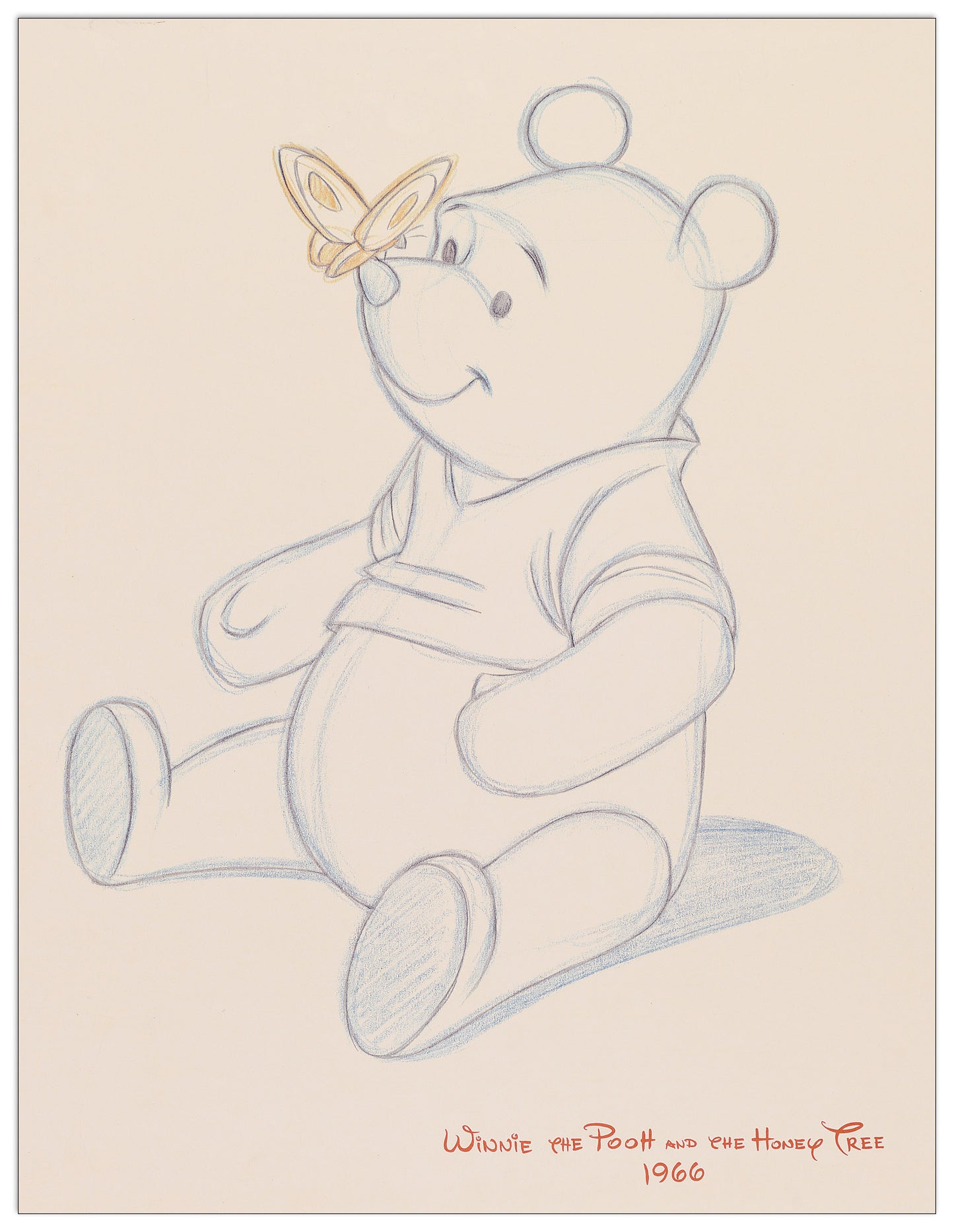 Pooh Bear Makes A Friend cm 46x60