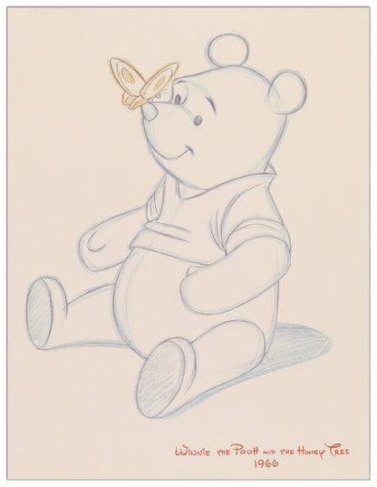 Pooh Bear Makes A Friend cm 46x60