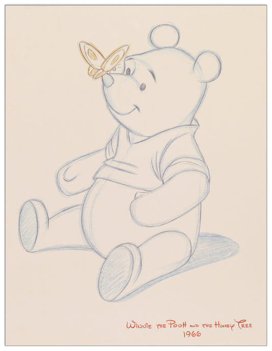 Pooh Bear Makes A Friend cm 46x60
