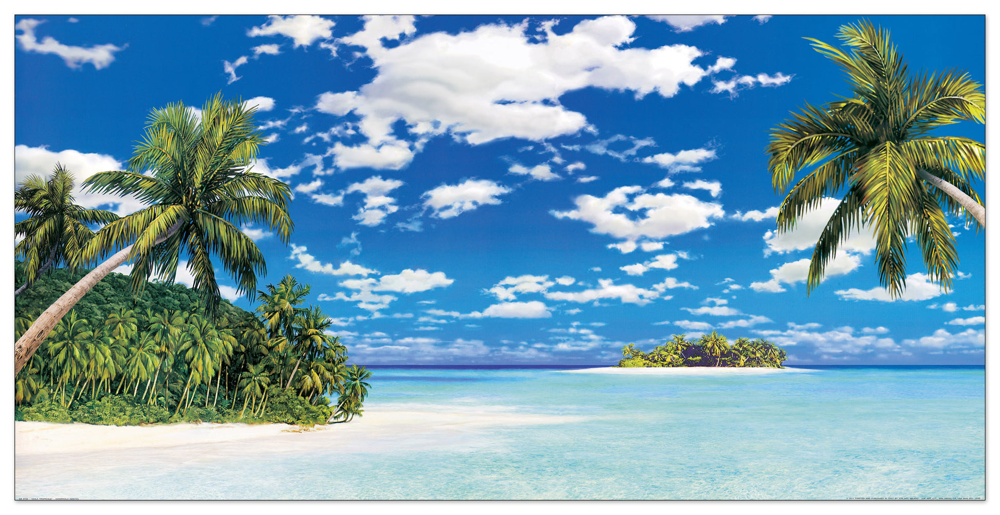 Isola Tropicale cm 100x50