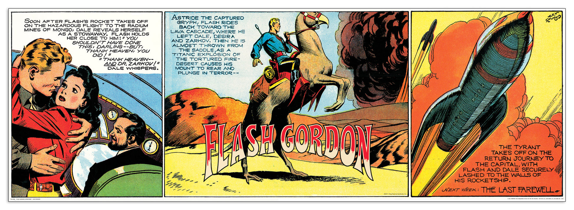 Flash Gordon Adventures cm 138x48