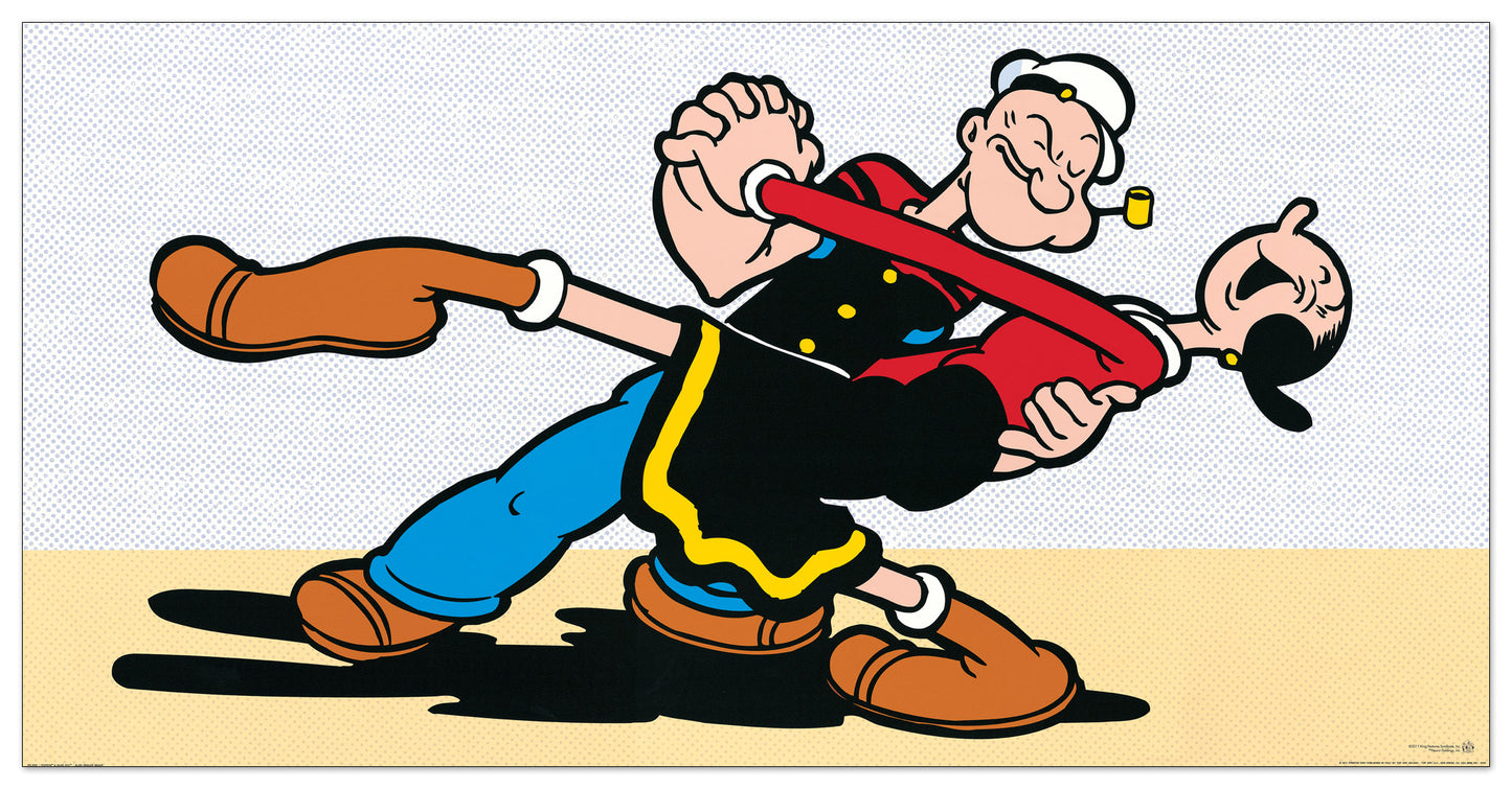 Popeye & Olive Oyl cm 138x70