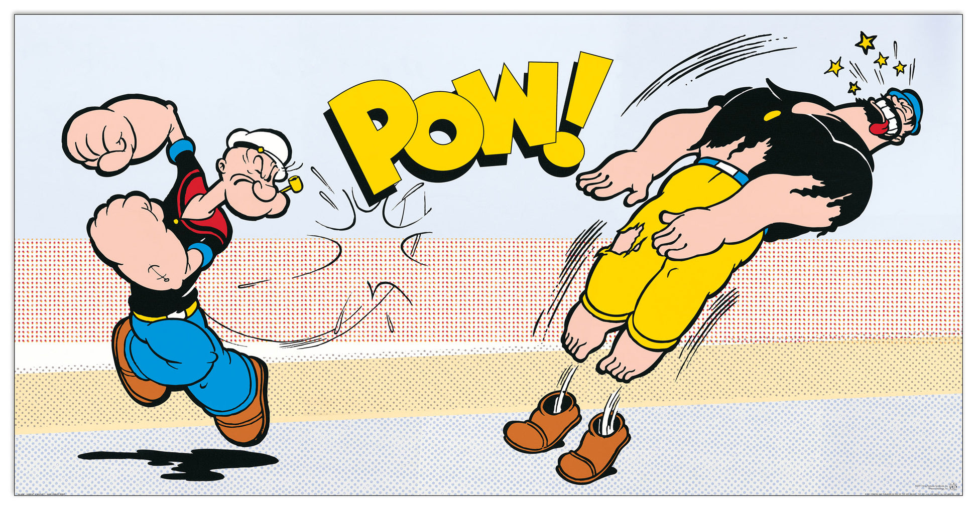 Popeye & Brutus cm 100x50