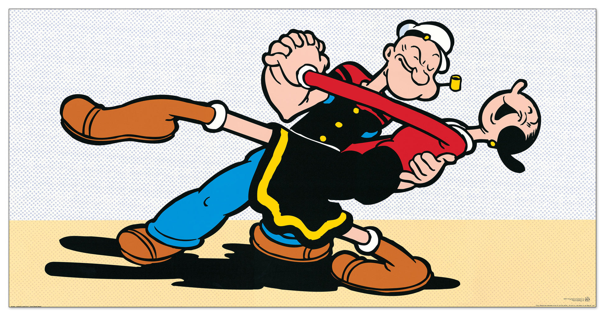Popeye & Olive Oyl cm 100x50