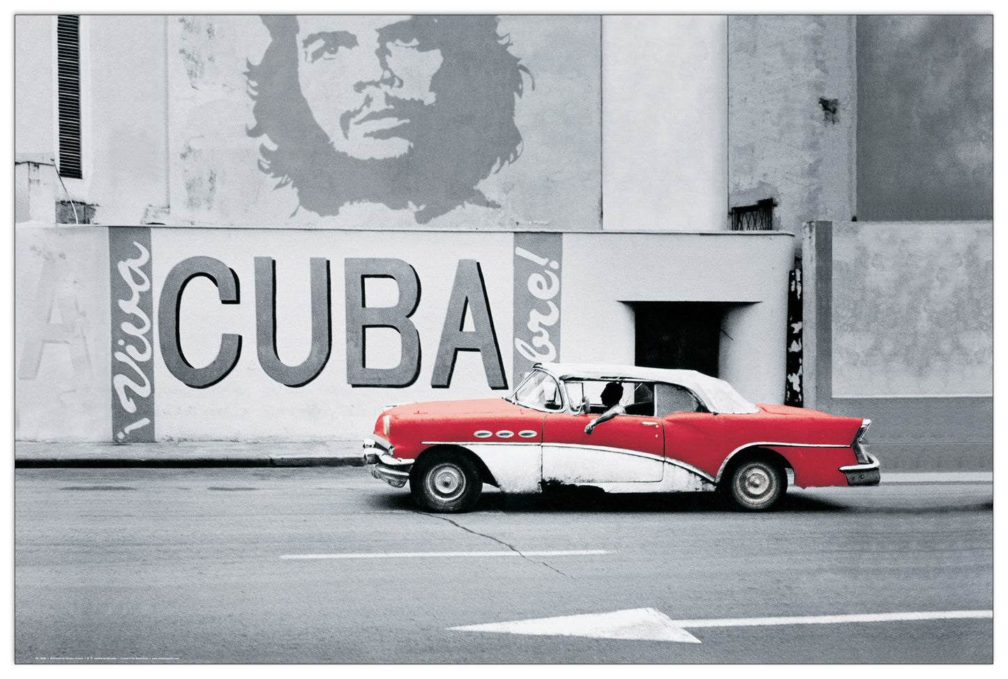 Car In Cuba cm 90x60