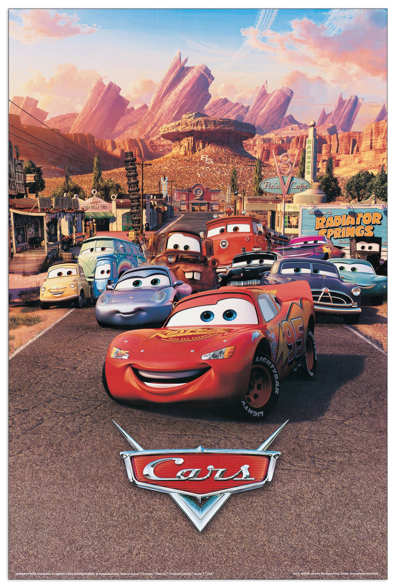 Cars One Sheet cm 60x90
