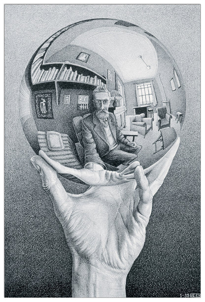 Hand With Globe cm 35x52