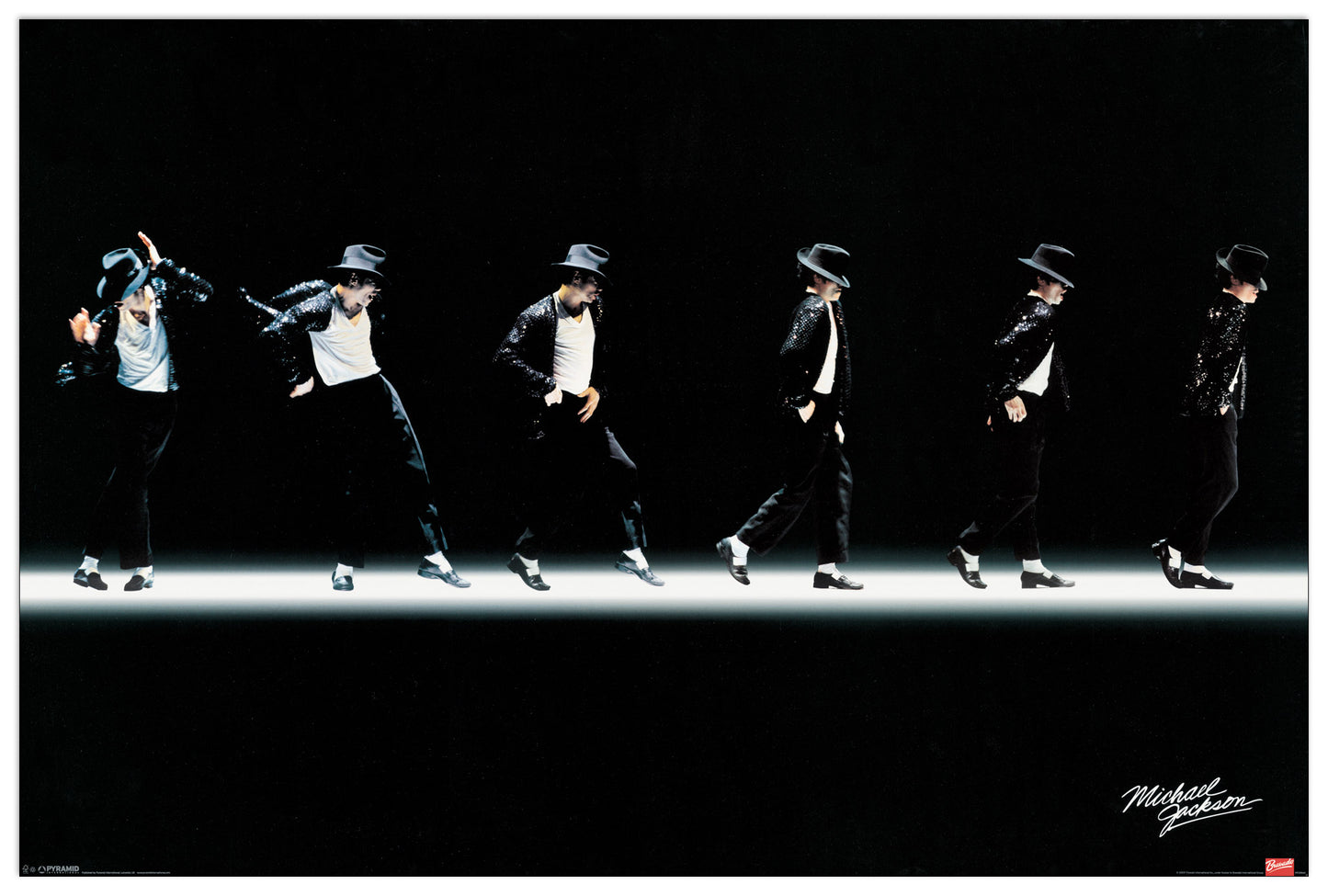 Michael Jackson, Moonwalk cm 90x60