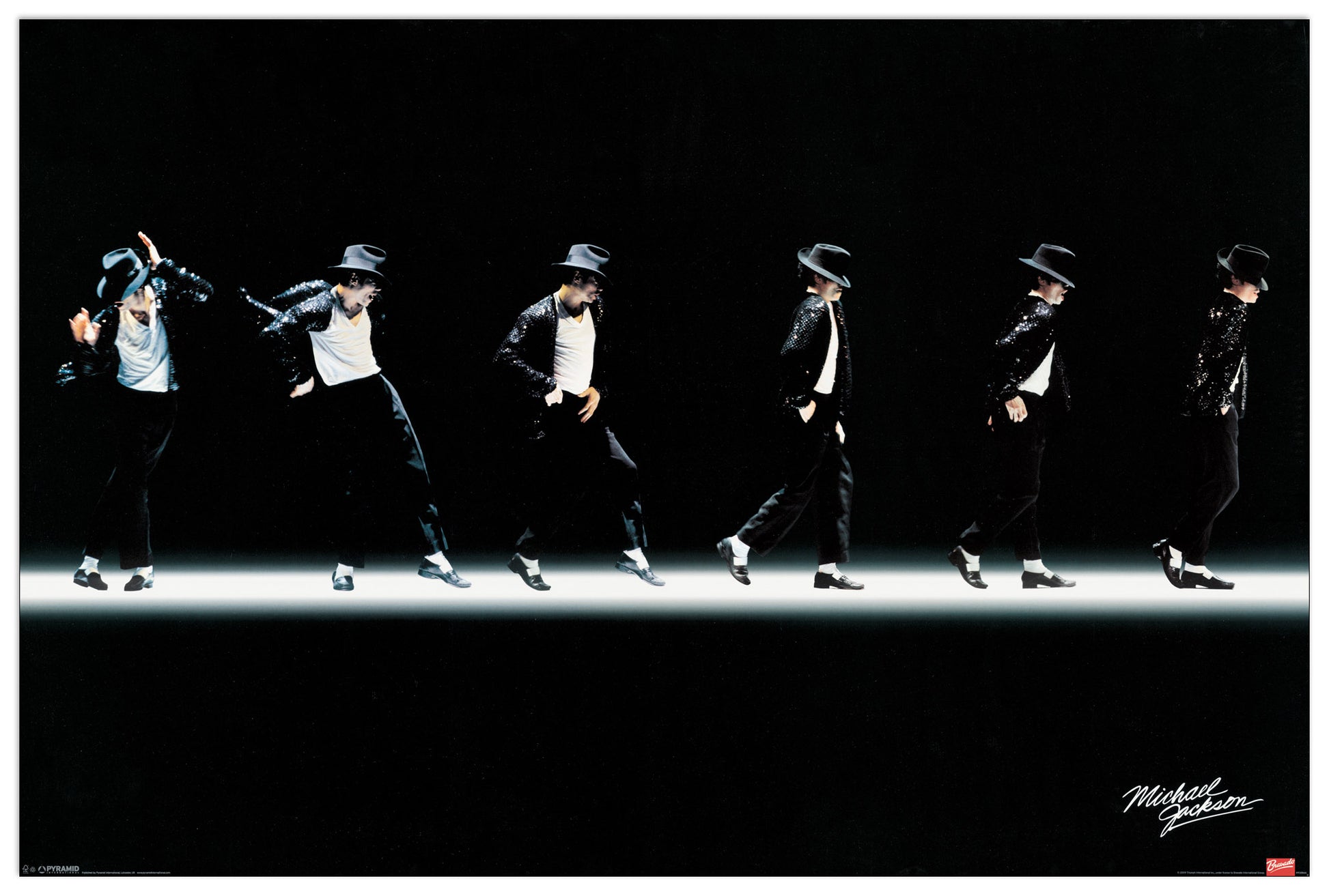 Michael Jackson, Moonwalk cm 90x60