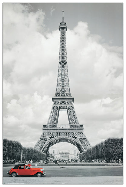 Paris Red Car cm 60x90