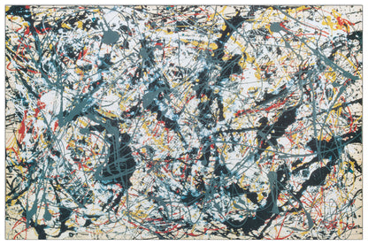 Silver Over Black White Yellow And Red 1948 cm 80x52