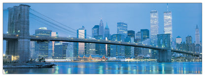 Brooklyn Bridge To Downtown Manhttan cm 140x50