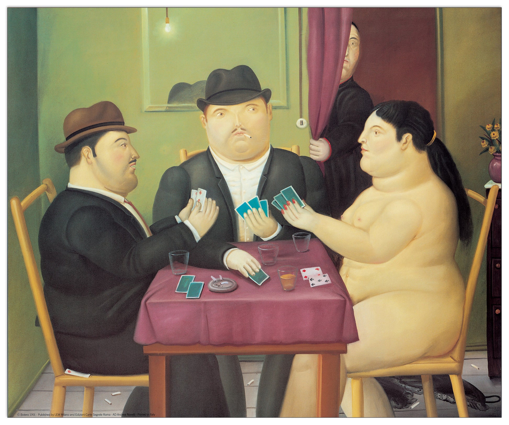 I Giocatori Di Carte cm 62x52