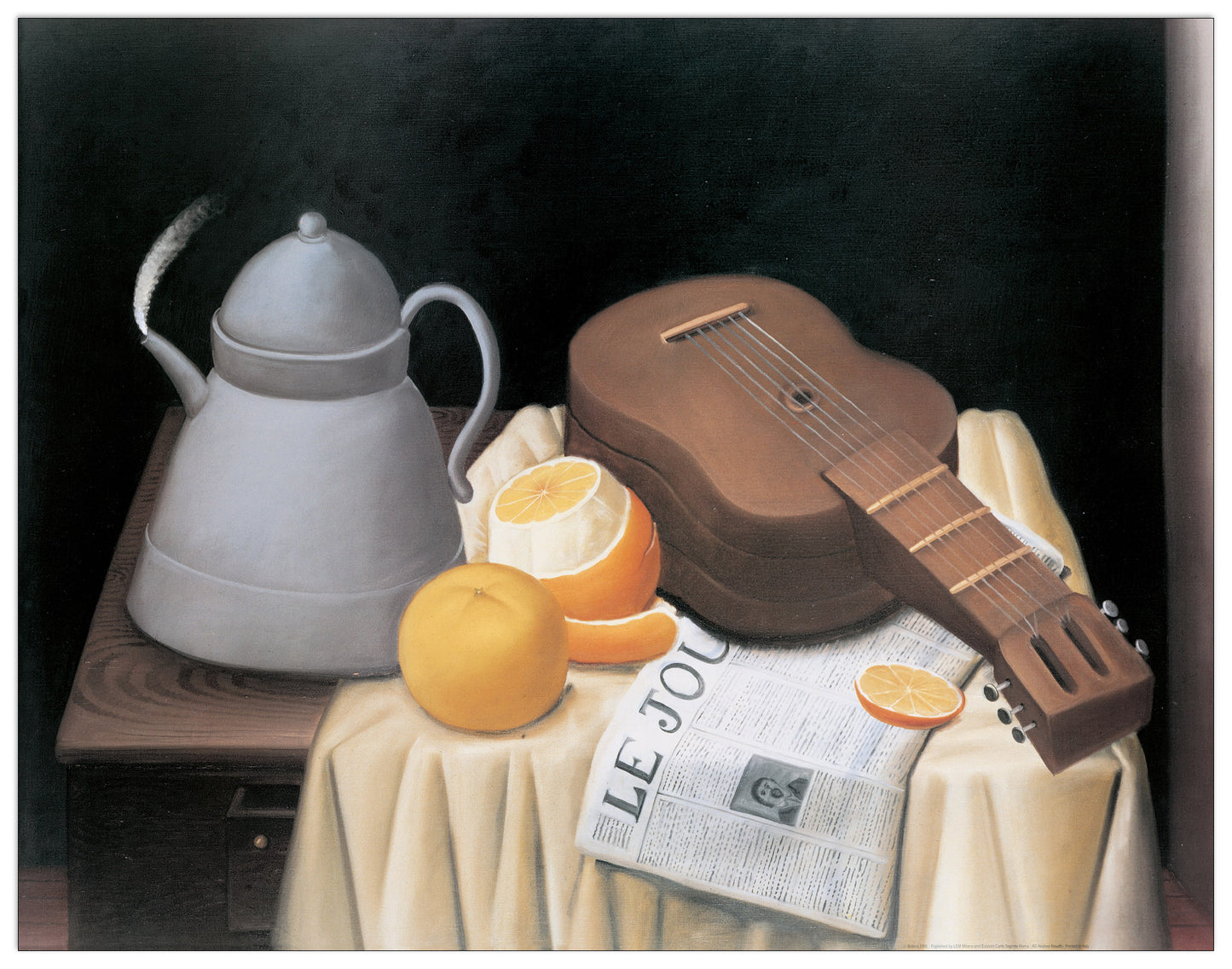 Natura Morta Con Le Journal cm 103x81