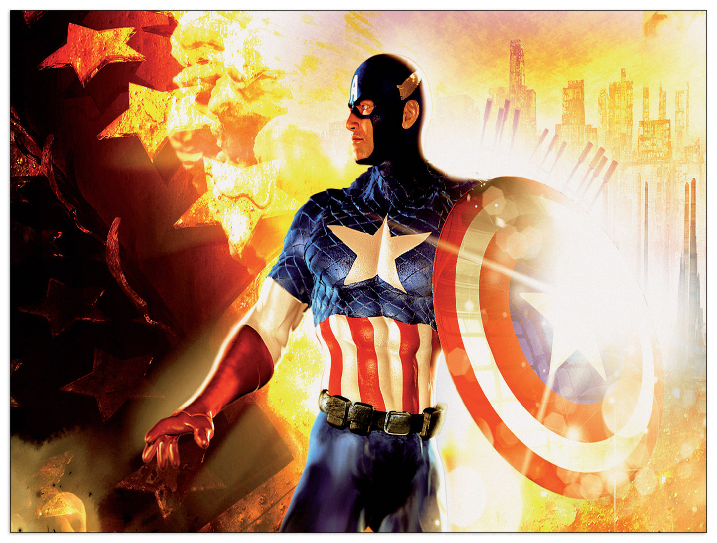 Captain America cm 80x60