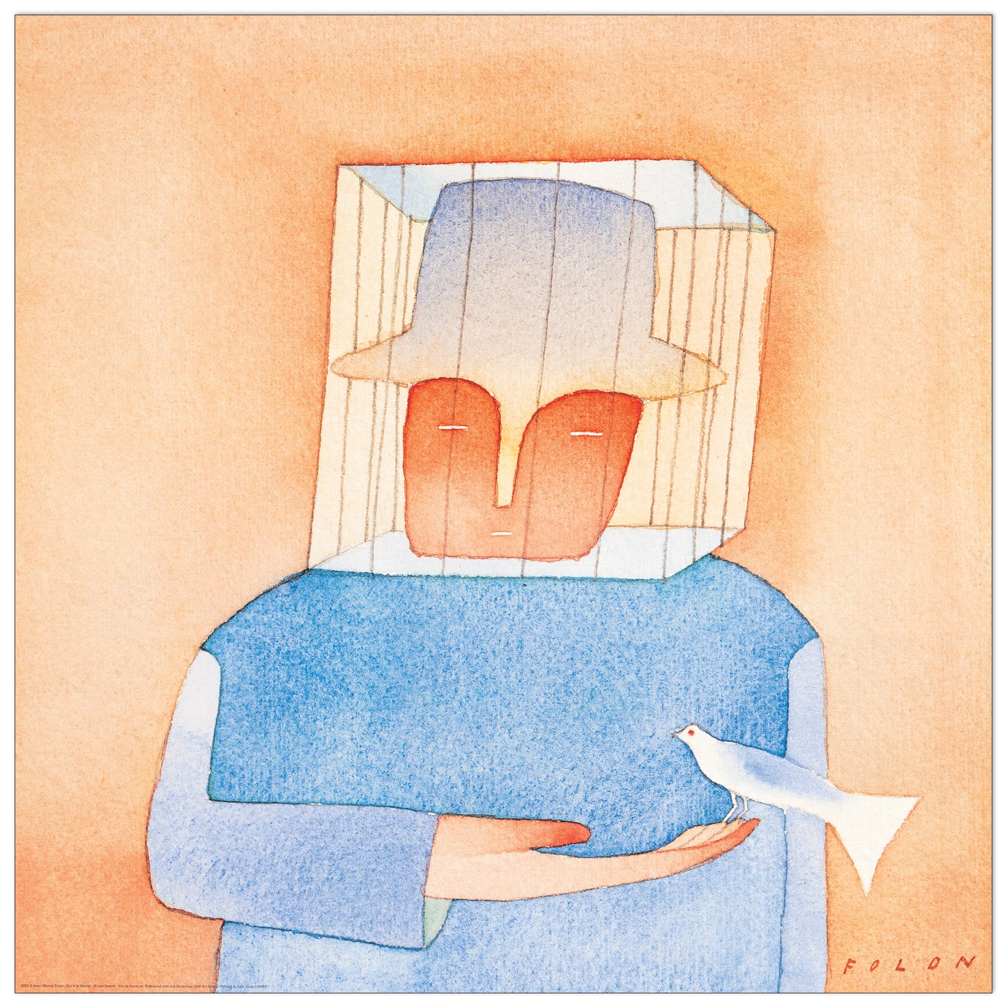 Oui La Libertè cm 70x70