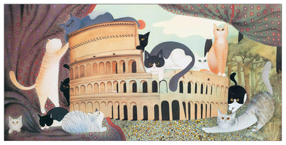 Gatti Al Colosseo cm 95x47
