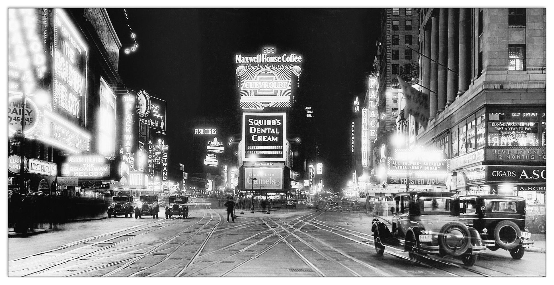Times Square At Night cm 140x70