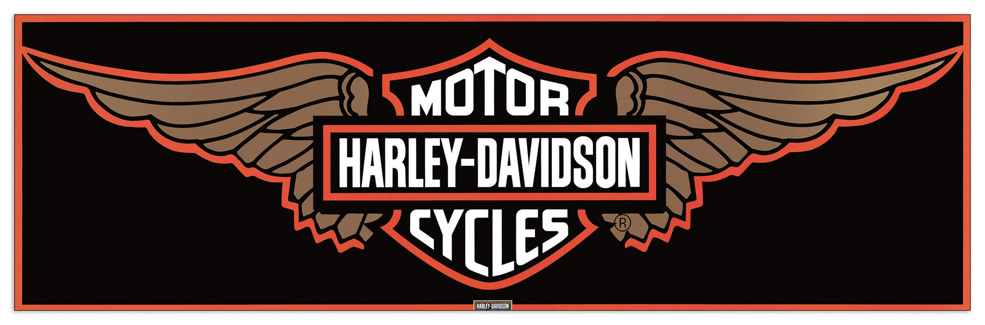 Harley Davidson Wings cm 87x27