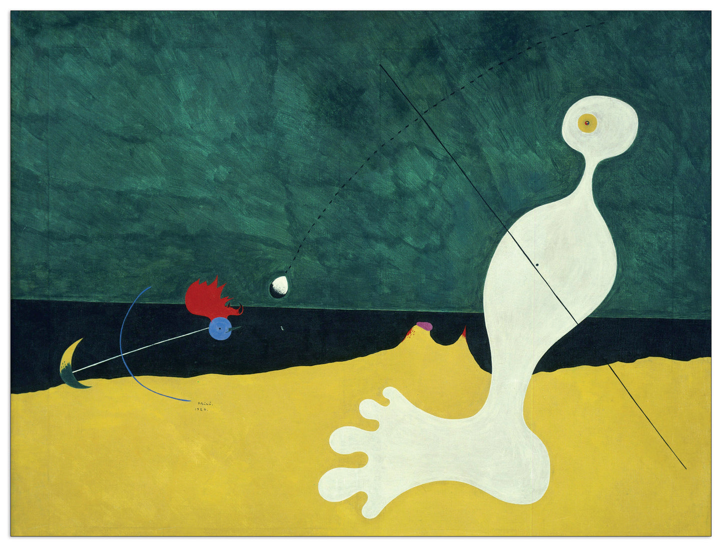 Person Throwing A Stone At A Bird cm 80x60