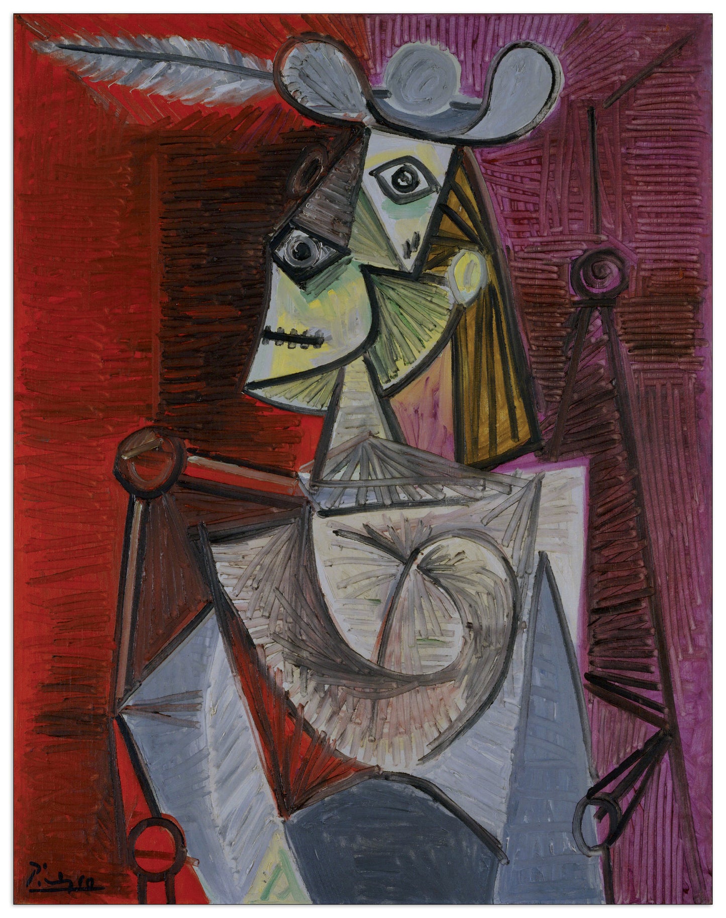 Woman In An Armchair cm 60x76