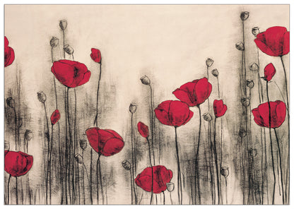 Red Poppies cm 65x46