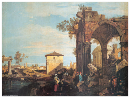 Capriccio With Motifs From Padua cm 80x60