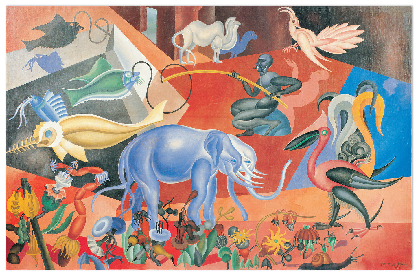 Flora E Fauna Magica 1920 cm 74x48