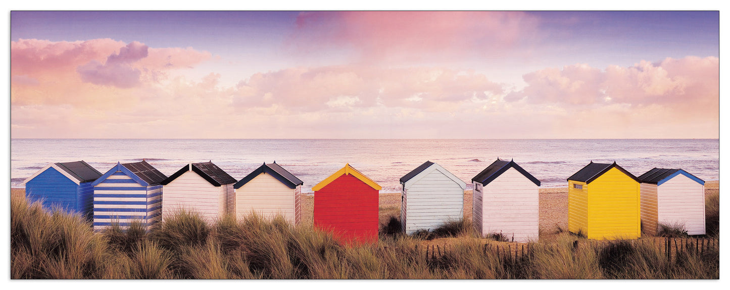 Winter Beach Huts Southwold cm 86x32