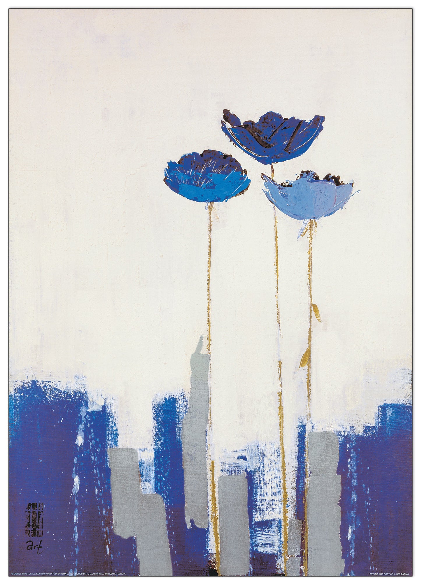 Fiory Azul cm 50x70