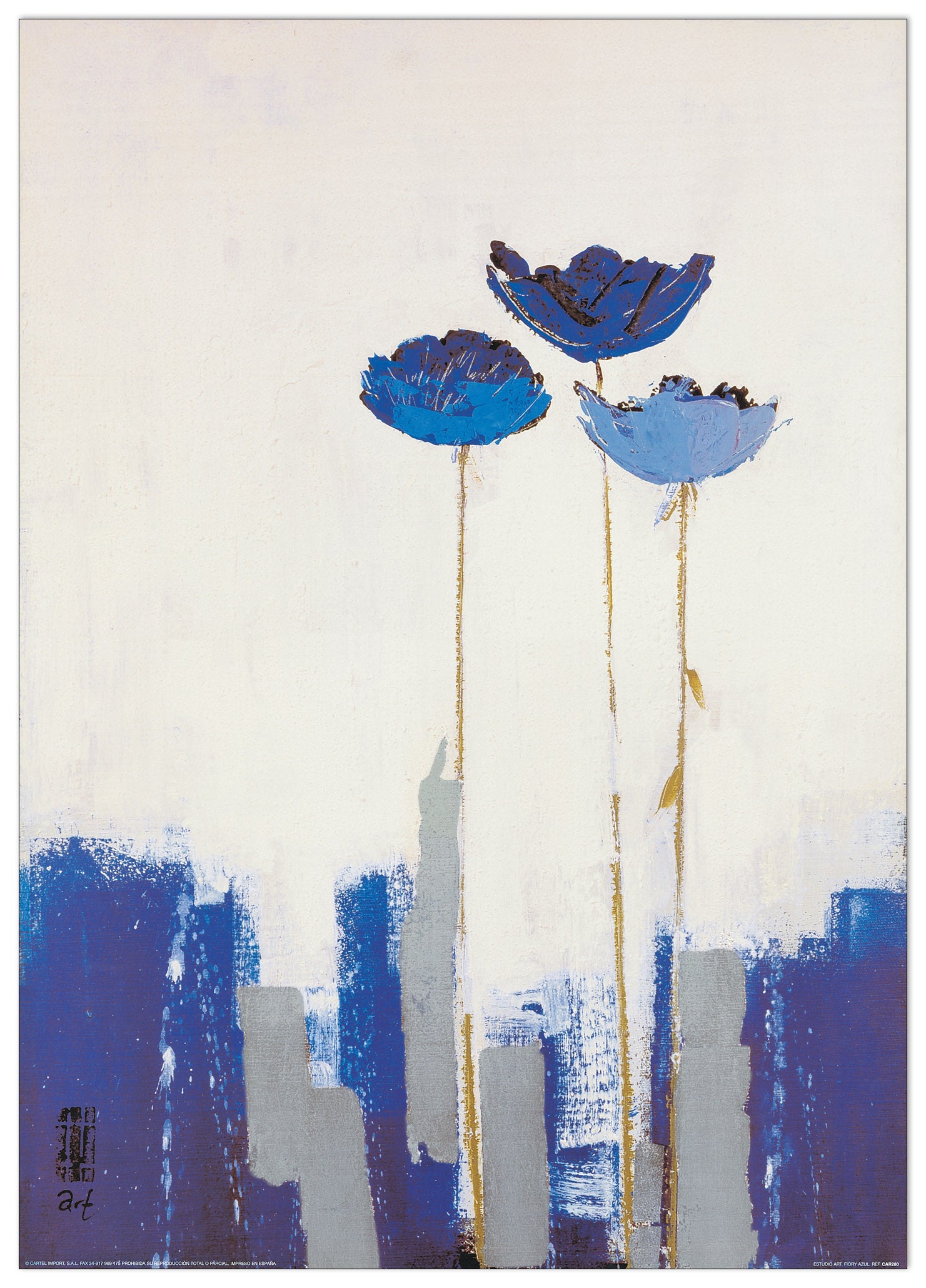 Fiory Azul cm 50x70