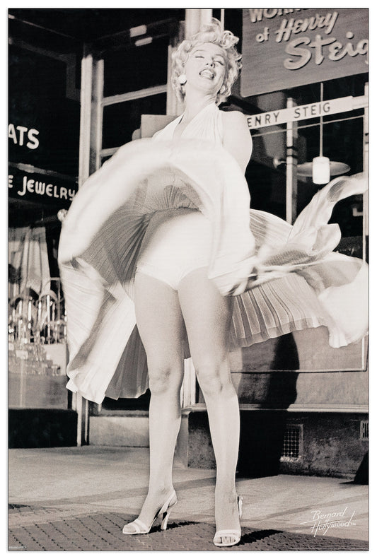 Marilyn Monroe Black and White cm 60x90