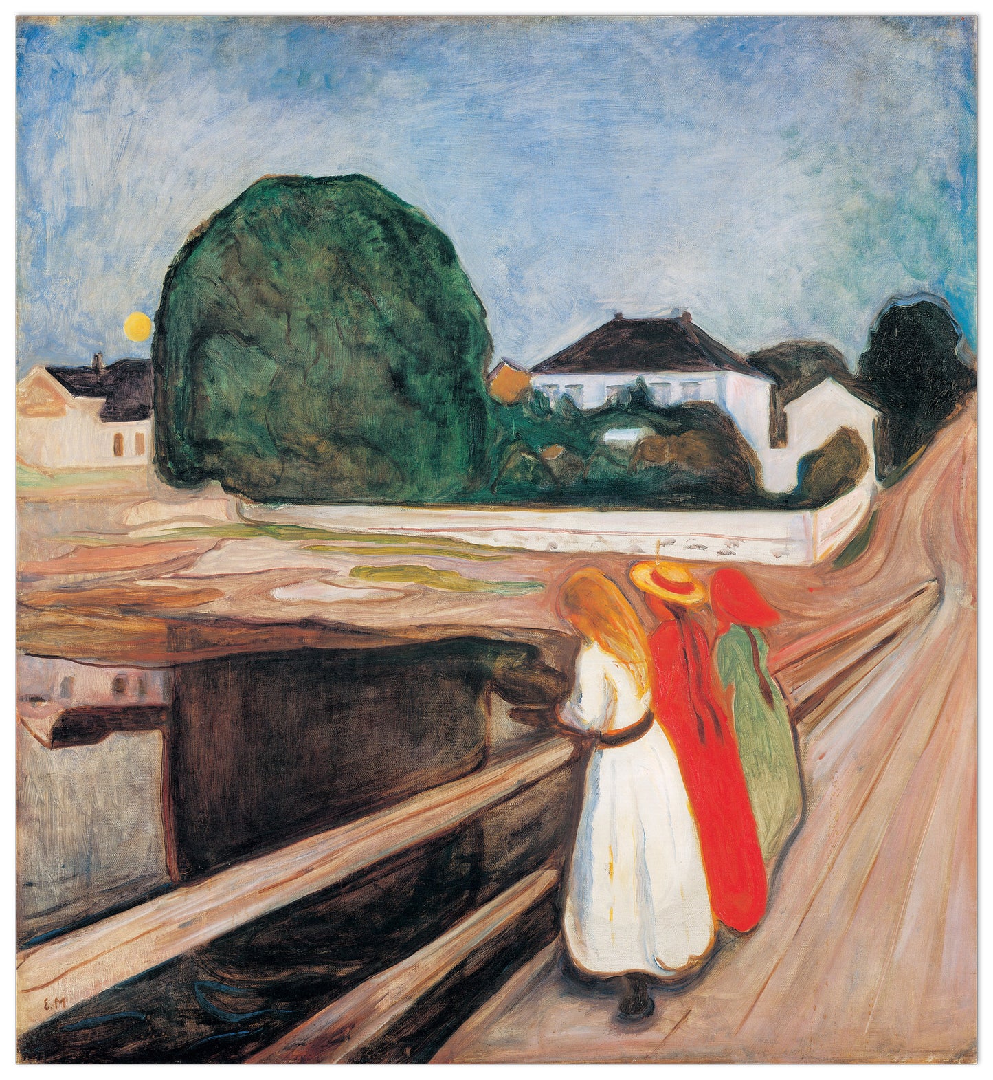 The Girls On The Pier 1901 cm 65x71