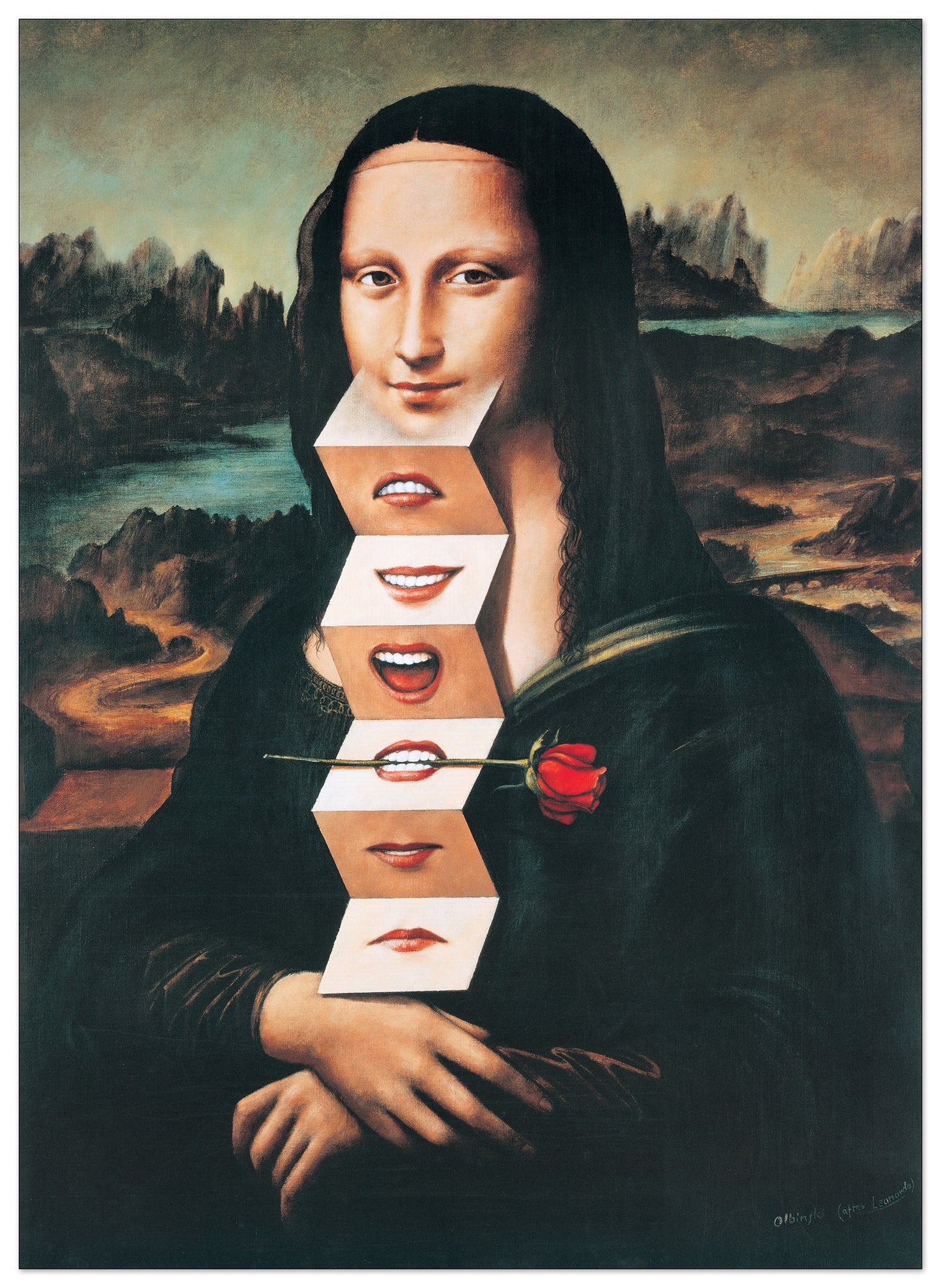 Rehearsal For An Icon 2001 - Mona Lisa cm 66x92