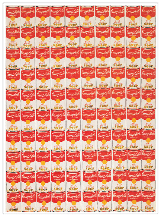 One Hundred Cans, 1962 cm 46x64