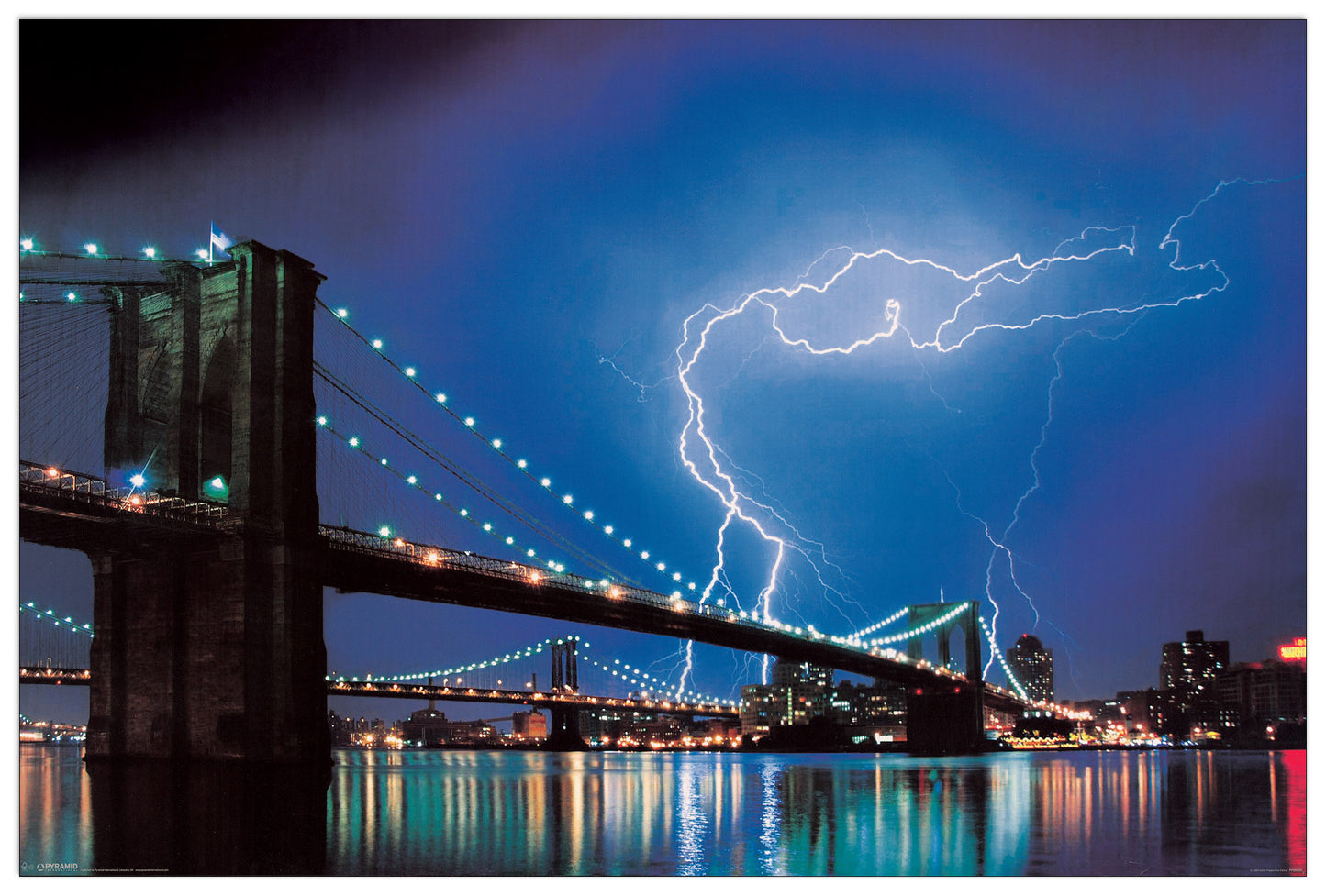 Brooklyn Bridge (Lightning) cm 90x60