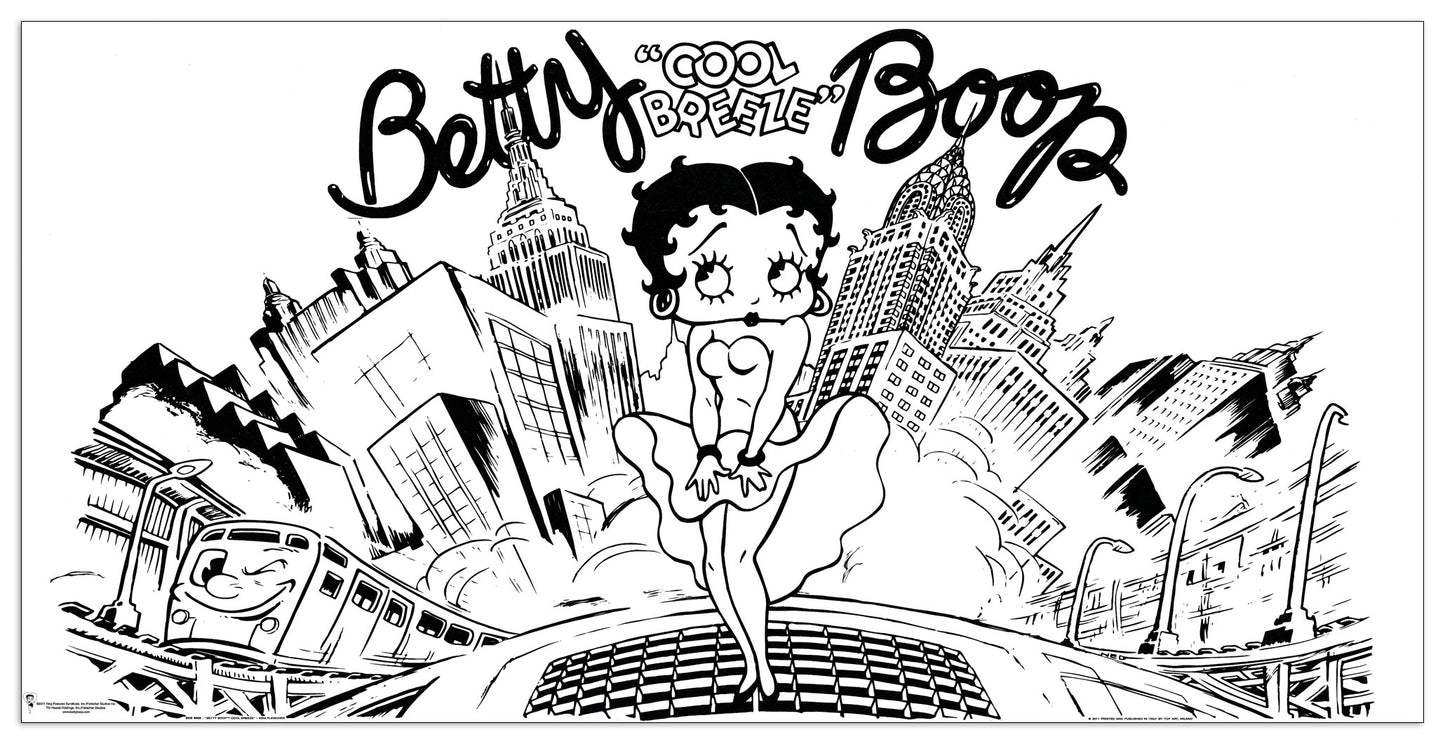 Betty Boop Cool Breeze cm 100x50
