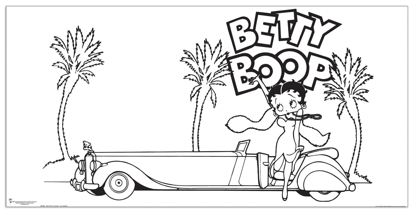 Betty Boop Lumoisine cm 100x50