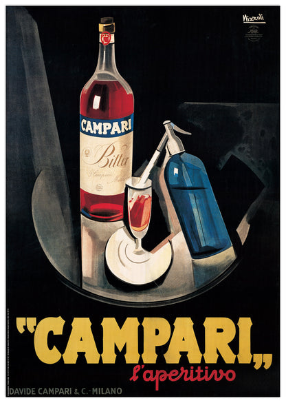 Campari L Aperitivo cm 69x98