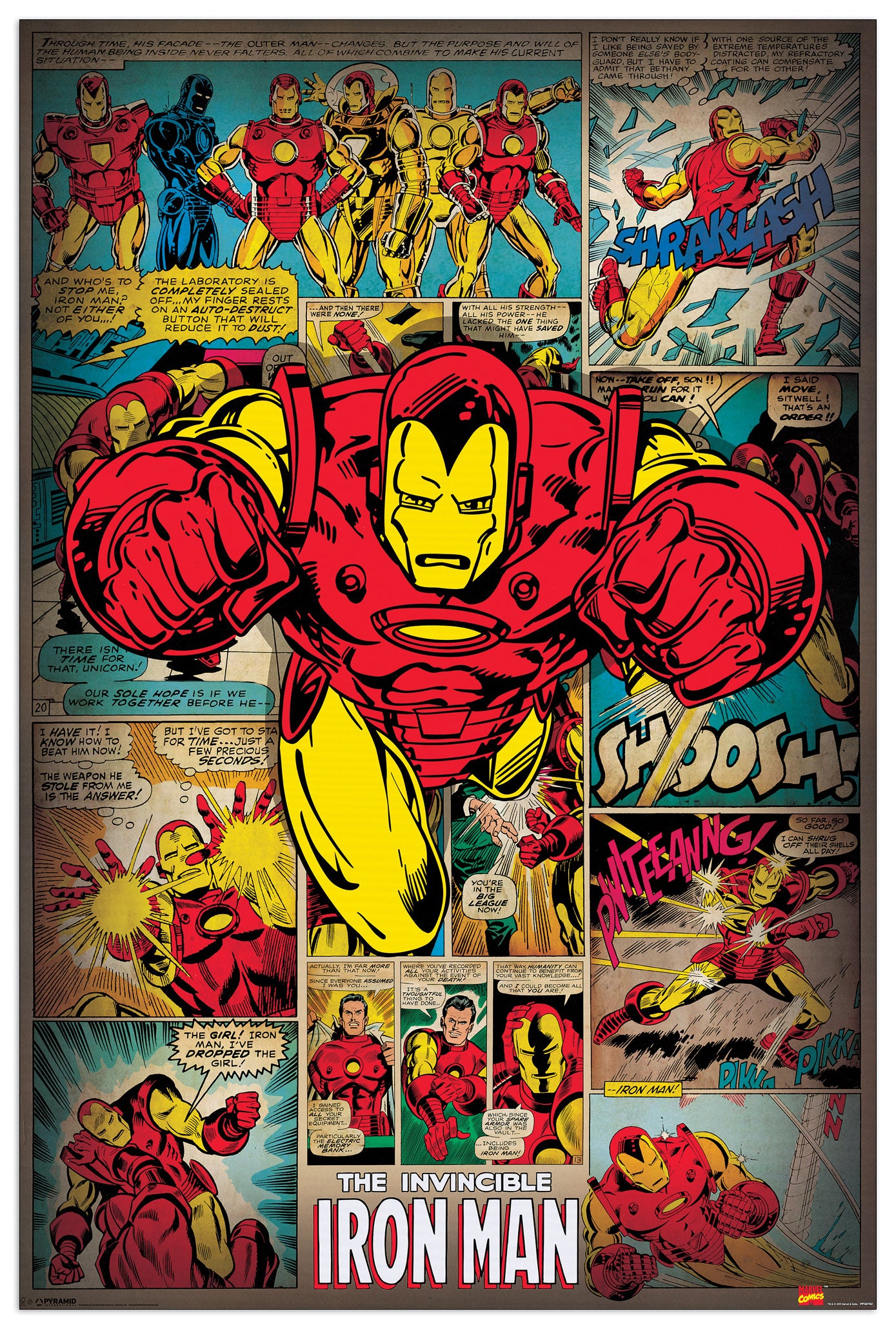 Iron Man Retro cm 60x90