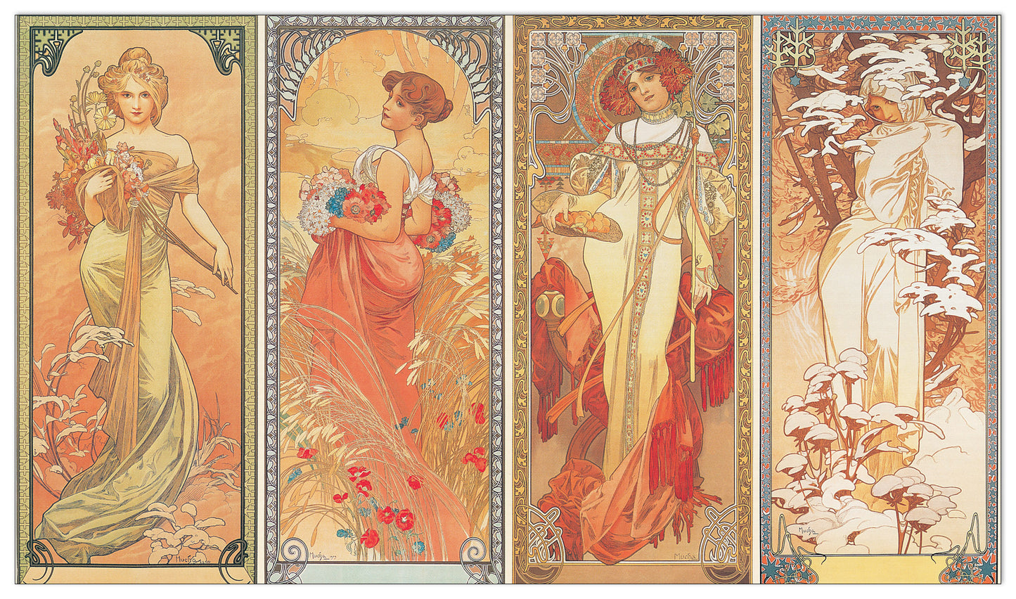 Les Saisons, 1900 cm 44x25