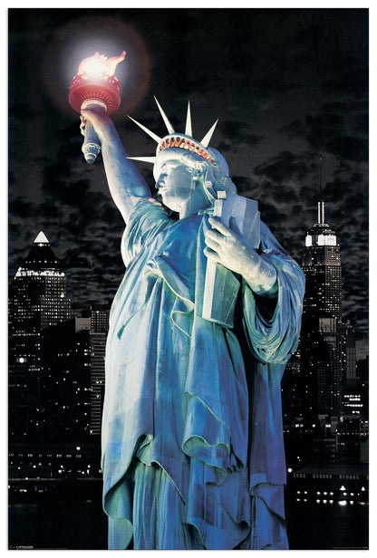 New York, Statue of Liberty cm 60x90