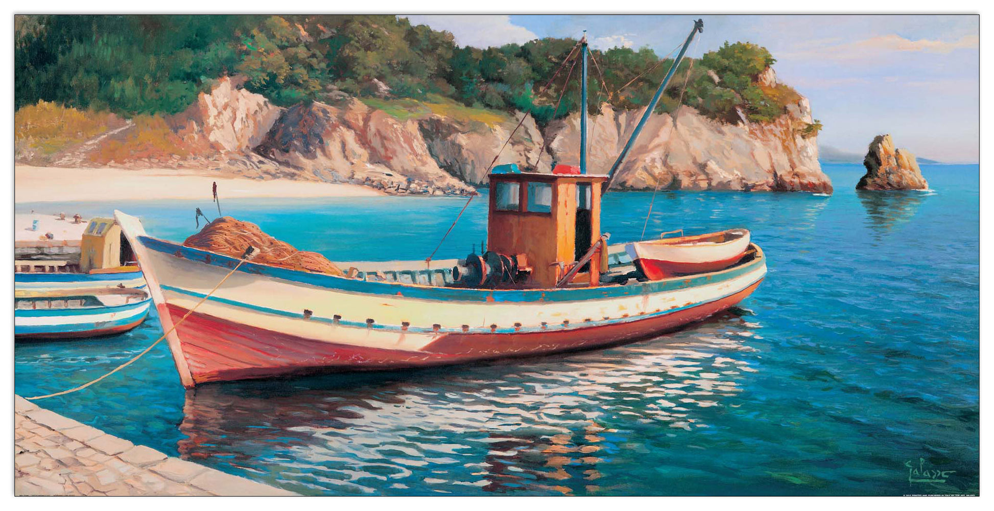 Peschereccio cm 100x50