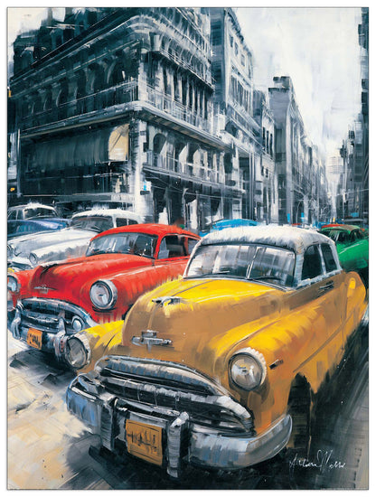 Havana Vintage Classic Cars I cm 60x80