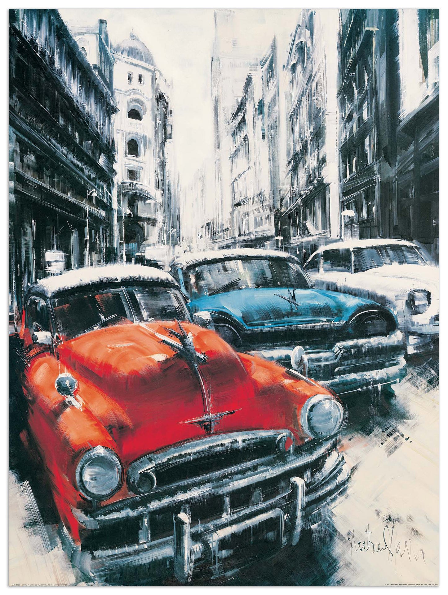 Havana Vintage Classic Cars II cm 60x80