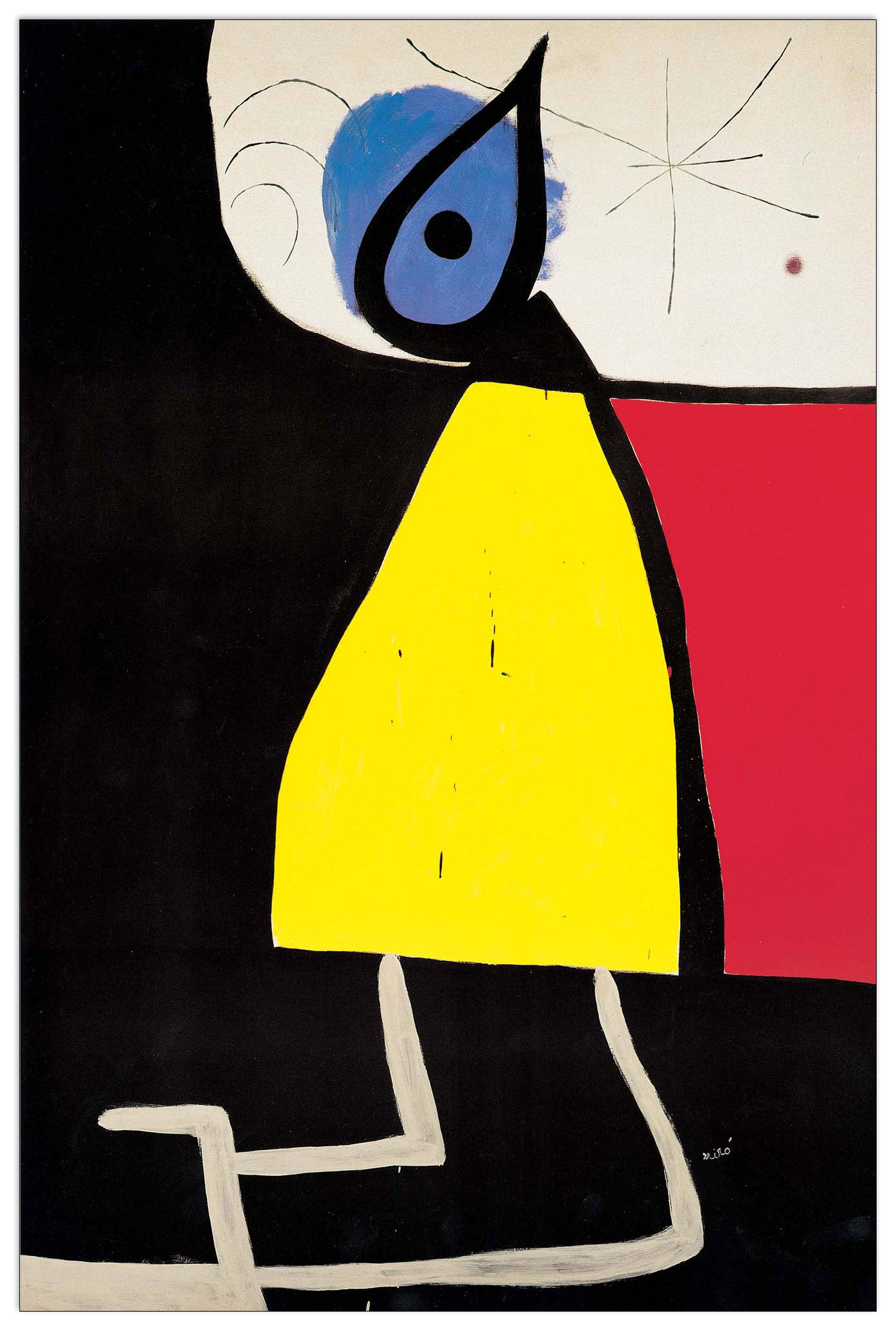 Woman At Night 1973 cm 42x63