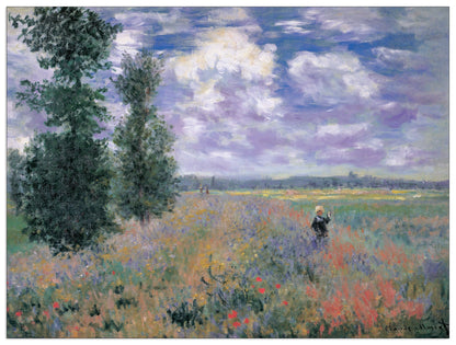 Les Coquelicots Environs d'Argenteuil cm 80x60