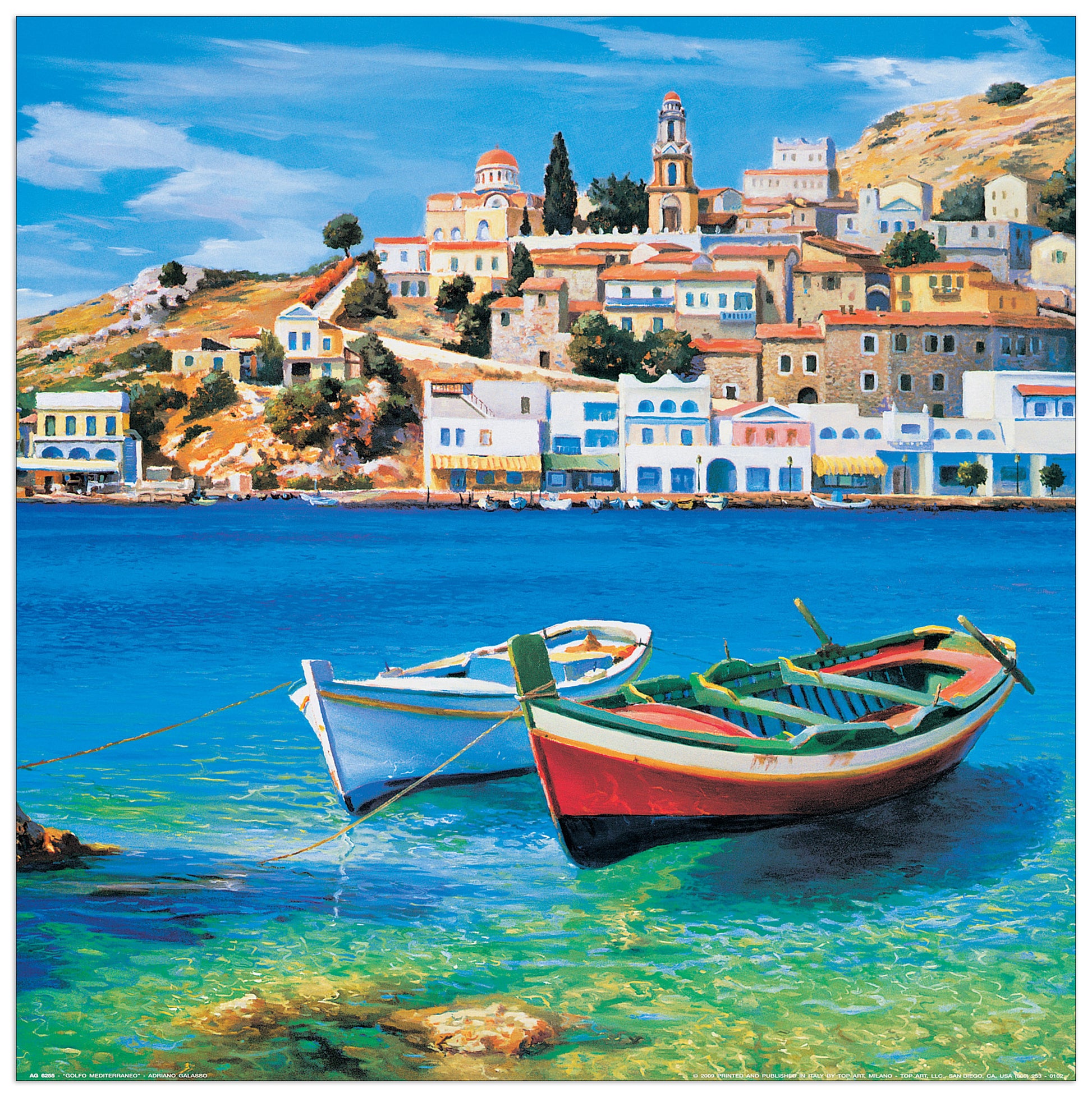 Golfo Mediterraneo cm 40x40