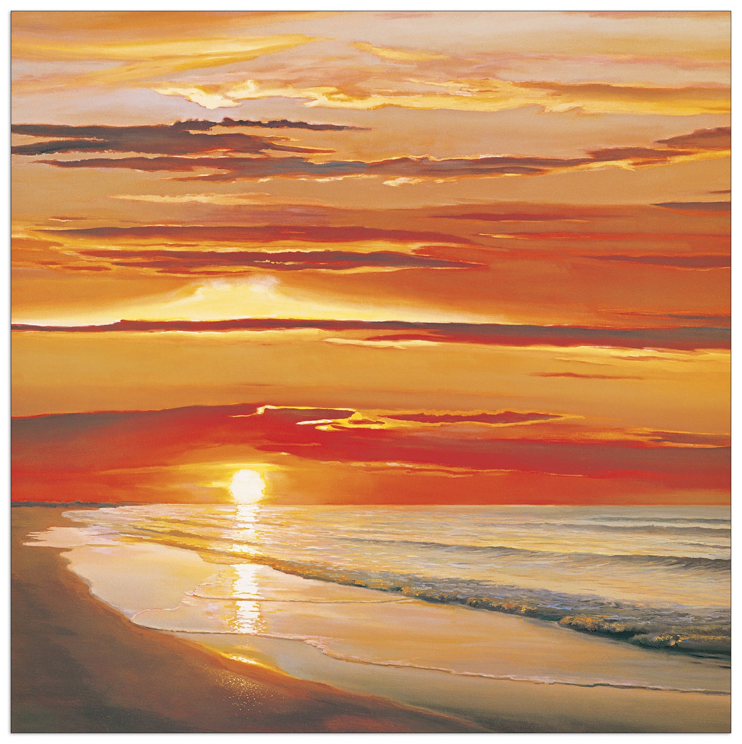 Sunset On The Water cm 70x70